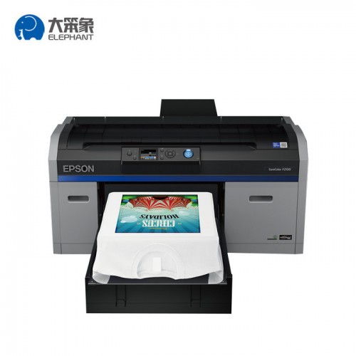 进口EPSON F2180服装纯棉T恤直喷打印机爱普生精度高品质服装T恤机爱普生打印机图5