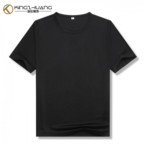 夏季速干T恤定制  圆领短袖广告衫批发  班服工作服文化衫定制印logo图2