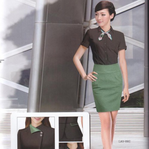 金的制服 小西装 西服 工作服 商务套装 西服定制图8
