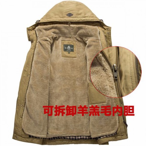 华优汇 七匹狼  男式棉衣加厚棉衣 冬季棉衣 夹克/休闲西装图3