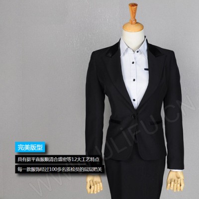 韩版女士单扣西装 西装现货批发 西服订制