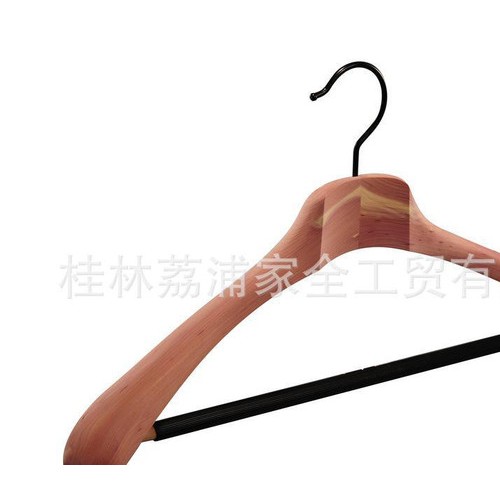 专业定制 20年**西装衣架 豪华男士木衣架 工厂 加工 定图3