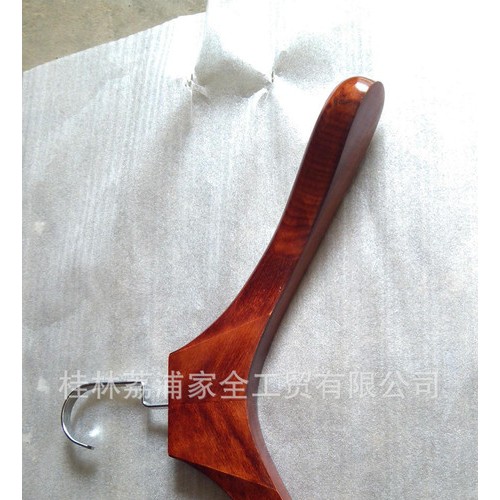 西装加厚宽肩木衣架 实木木头木制木质本色 荷木挂衣架 工厂定图3
