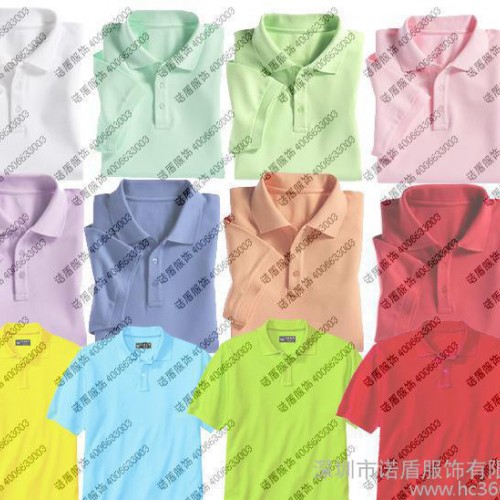 厂家厂价工衣T恤厂服T恤广告T恤装修施工等用POLO领T恤衫图1