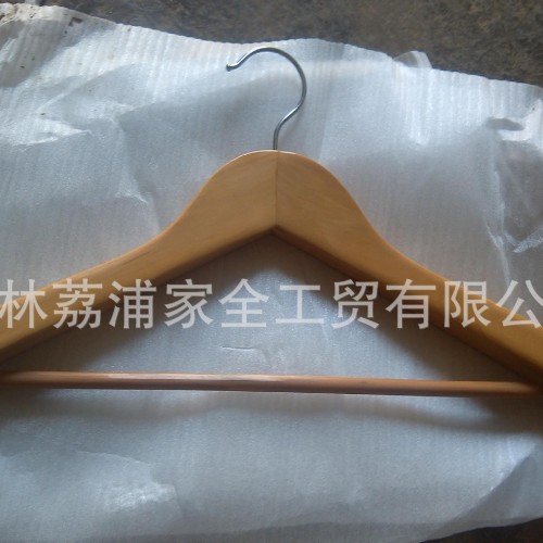 直销实木衣架 酒店专用木衣架  西装衣架 可定做零售图1