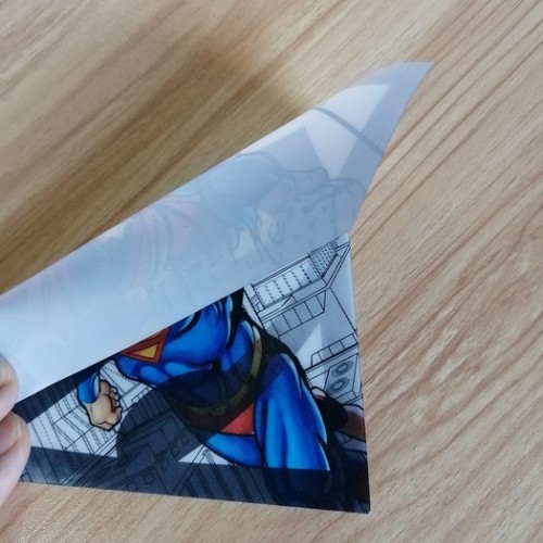 T恤杉TPU光栅片烫印 TPU软胶3D光栅片 衣服变画光栅片 3DTPU光栅变幻图图4