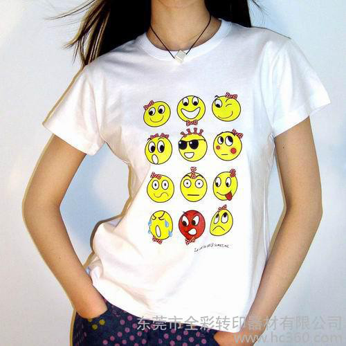 东莞市烫画纸_衣服T恤烫画纸_服装热转印花纸厂家定制生产图2
