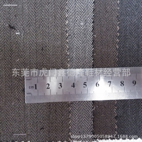 MB4222TR人字斜纹面料  精纺西装毛呢鞋帽布料 鞋材布图3