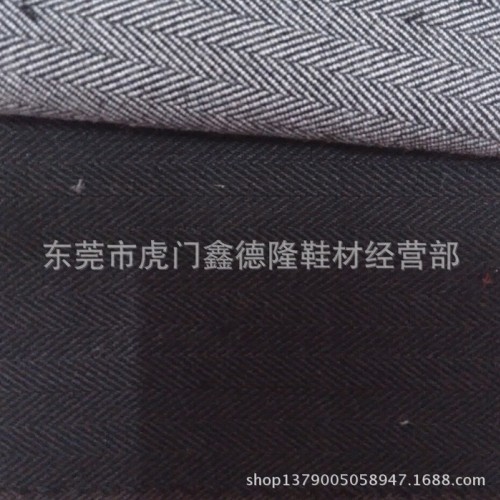 MB4222TR人字斜纹面料  精纺西装毛呢鞋帽布料 鞋材布图1