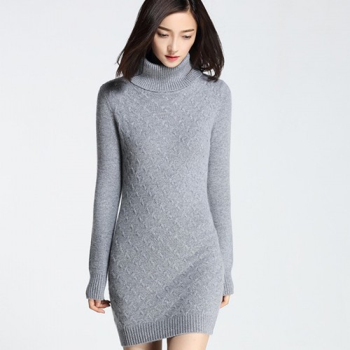 迪丽风尚M、L、XL 女式山羊绒修身打底外贸库存羊绒衫