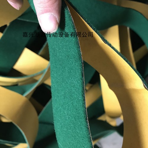 浙诚圆织机绿绒包辊带毛纺织机绿绒糙面带针织卷布机绿绒布厂家批发价图7