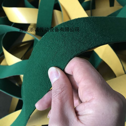 浙诚圆织机绿绒包辊带毛纺织机绿绒糙面带针织卷布机绿绒布厂家批发价图6