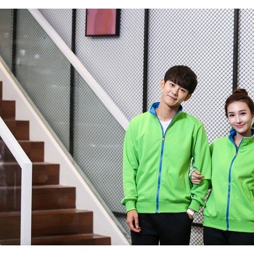 撞色韩版立领卫衣7色克重360g卫衣班服印LOGO秋冬卫衣休闲工装工作服卫衣定做_套头卫衣定做_连帽卫衣定做_拉链卫衣定图1