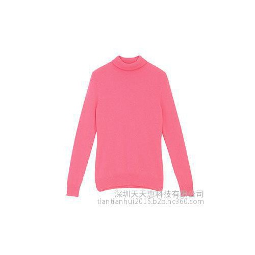 RATETE/洛丽特 高领基本款羊绒衫 100%山羊绒 **特价货源图3