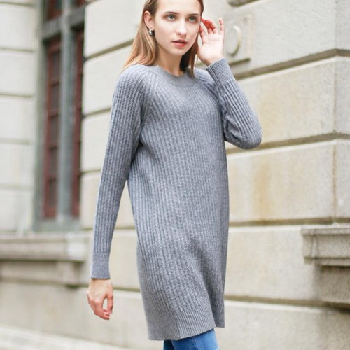 2016年秋季新款欧美女装毛衣长款羊绒衫女套头 网店一件代发代理
