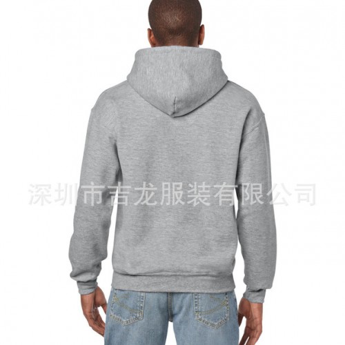 Dildan成人连帽卫衣270克休闲卫衣广告卫衣来图印花图1