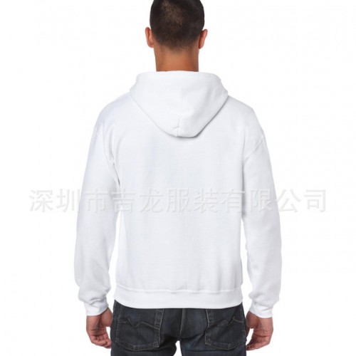 Dildan成人连帽拉链卫衣270克休闲卫衣广告卫衣来图印花图2