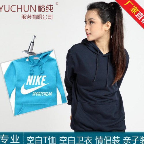 350克毛线圈女式空白卫衣 烫画热转印个性定做 卫衣直销图3