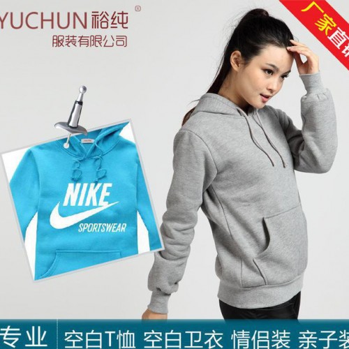350克毛线圈女式空白卫衣 烫画热转印个性定做 卫衣直销图1