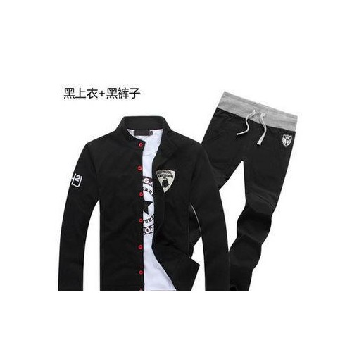 定做男士时尚卫衣套装 秋冬新品男装韩版休闲卫衣图2