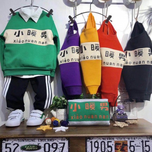 大连10岁以下童装卫衣批发中大童韩版纯棉圆领卫衣批发赶集摆摊实体店铺热卖爆款长袖卫衣批发图7