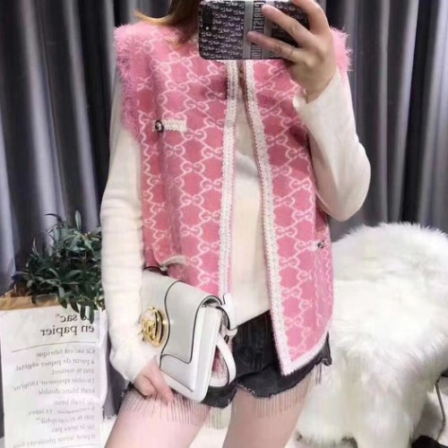 韩版爆款娅尼小香风马甲品牌女装折扣批发图4