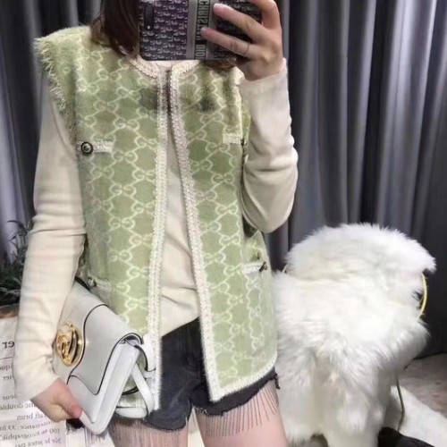 韩版爆款娅尼小香风马甲品牌女装折扣批发图3
