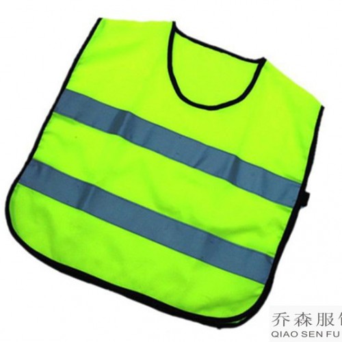 学生反光马甲-儿童安全反光背心 QS** 批发价优图4