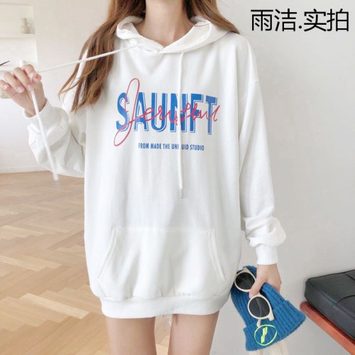 雨炫 女装宽松卫衣图3