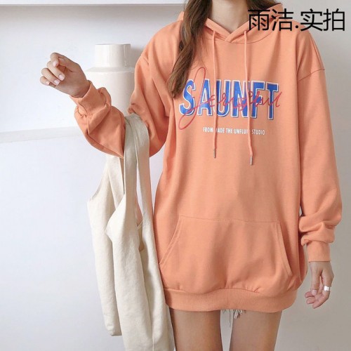 雨炫 女装宽松卫衣图2
