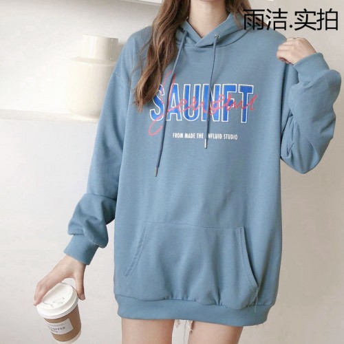 雨炫 女装宽松卫衣图6