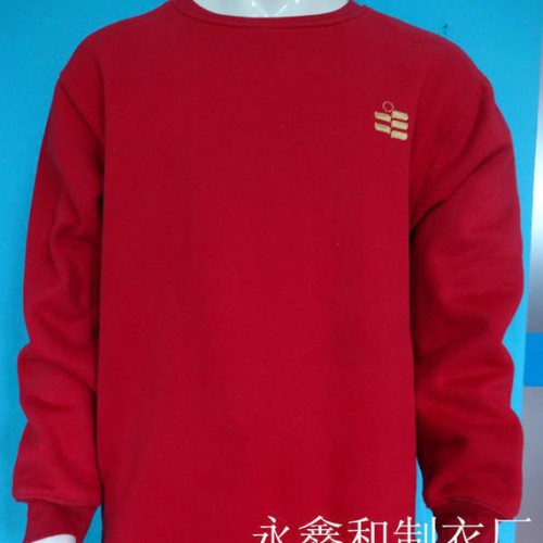男女各式抓毛绒圆领长袖休闲新款印花卫衣 可来版订做图3