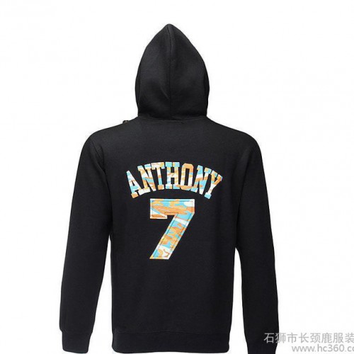 实拍外贸运动卫衣纯棉高质量NBA球星安东尼7号套头上衣图3