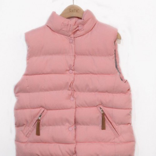 女式马甲背心,2014秋冬新品黄峥服饰宽松加厚保暖夹棉糖果色马甲图3
