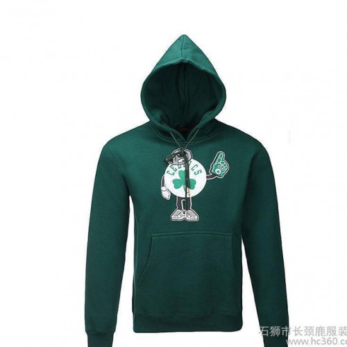实拍外贸运动卫衣纯棉高质量NBA凯尔特人队隆多9号套头上衣定图2