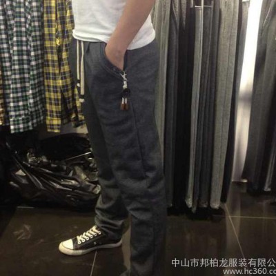 男式运动裤,休闲裤子,男装卫衣裤,2014春秋新款男装卫衣裤男式运