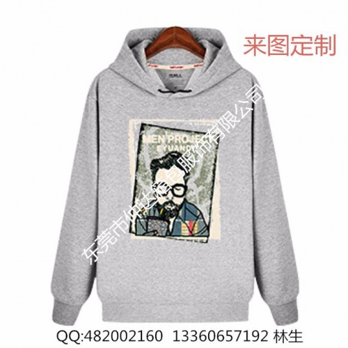 东莞仲达 加绒卫衣 宽松型连帽套头 工厂定制图7