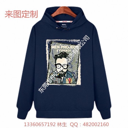 东莞仲达 加绒卫衣 宽松型连帽套头 工厂定制图6