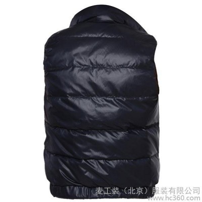 生产制造 工作服 定制 防寒棉 羽绒 马夹 MY12001 马甲