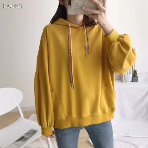 cec卫衣女慵懒风2019春季新款时尚韩版宽松学生百搭连帽上衣衣服图4