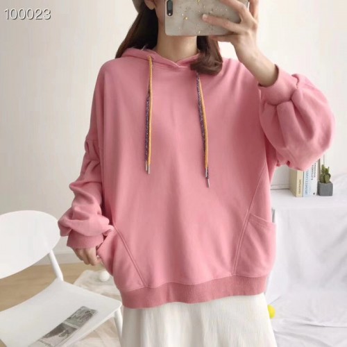 cec卫衣女慵懒风2019春季新款时尚韩版宽松学生百搭连帽上衣衣服图6