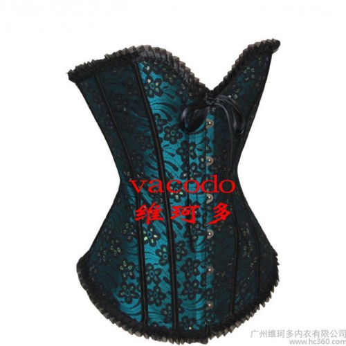 定做鱼骨塑身衣舞会礼服塑身衣服饰宫廷束身马甲欧美情趣骨衣图3