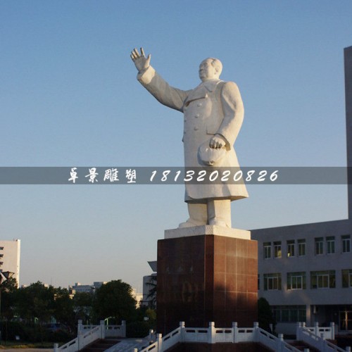 伟人站立挥手像风衣伟人站像图1