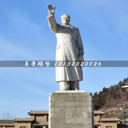 伟人站立挥手像风衣伟人站像图4