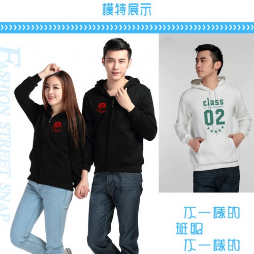 汇朋服装2016年新款秋冬时尚女装休闲女装连帽卫衣户外运动外套厂家定制批发服装图8