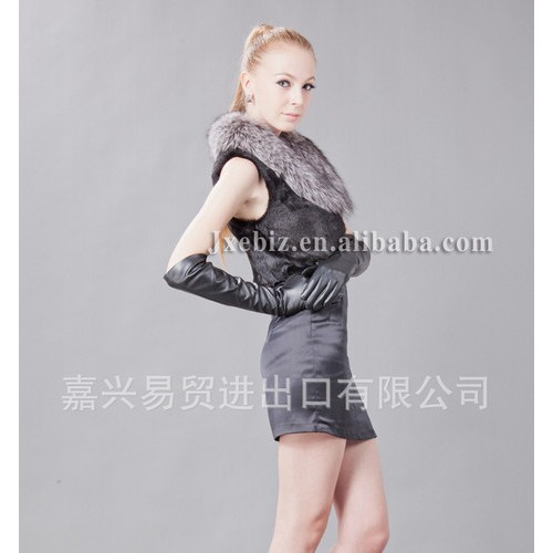 直销2011北欧进口整貂水貂皮草马甲背心图2