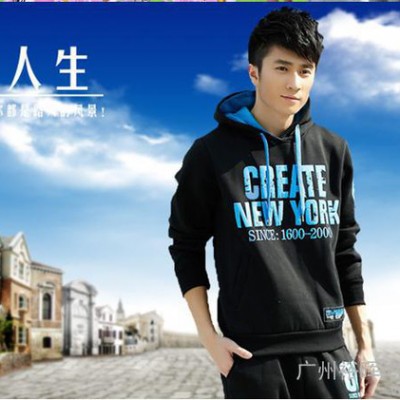 供应广州裕晖鸿服装有限公司韩版男装休闲,卫衣，运动套装