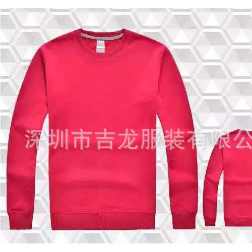 300克圆领卫衣定制班服厂服活动服装来图印花图2