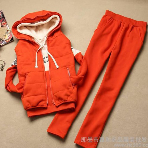 休闲运动套装,加绒加厚卫衣,秋冬季新款女装,运动套装,秋冬季女装图3
