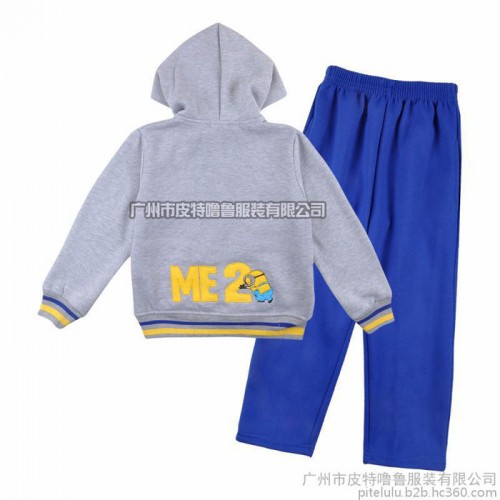 2015秋冬新款**卫衣三件套童套装  外贸原单品牌直销  卫衣三件套